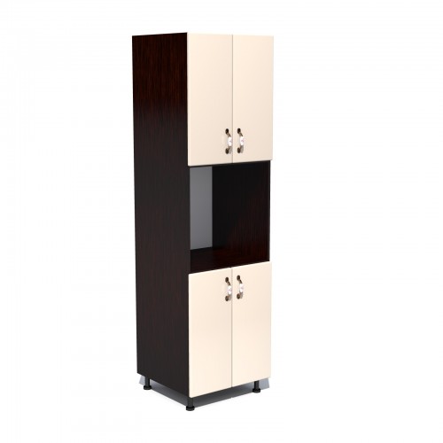 Poza Soldat 60 cu 4 usi cu spatiu cuptor Zebra MDF vanilie simplu