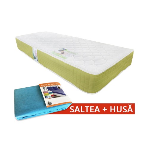 Set Saltea Pocket Spring Saltex 900x2000 + Husa cu elastic