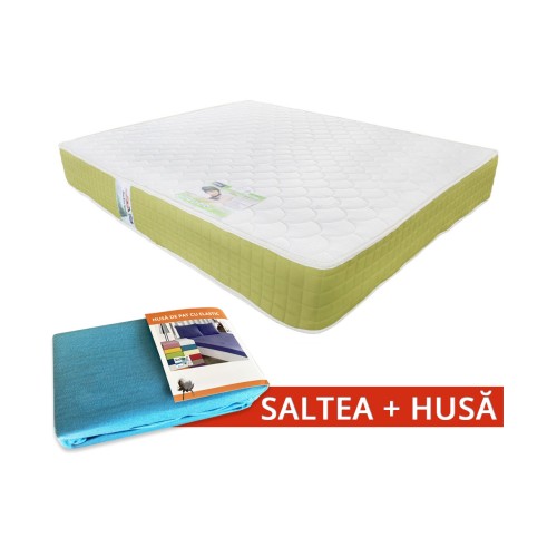 Set Saltea Pocket Spring Saltex 1600x1900 + Husa cu elastic