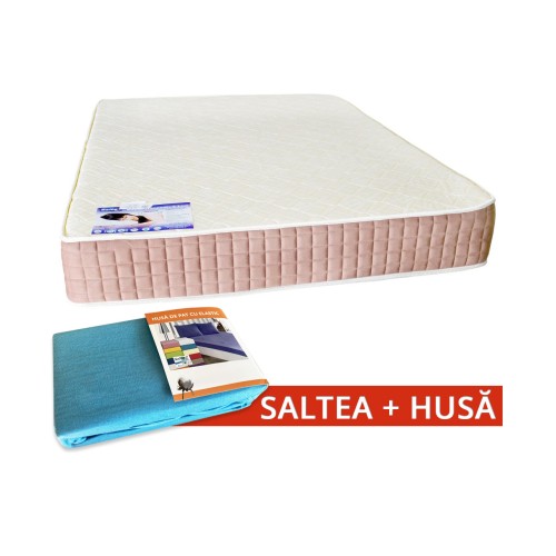 Poza Set Saltea SuperOrtopedica Lux Saltex 1600x1900 + Husa cu elastic