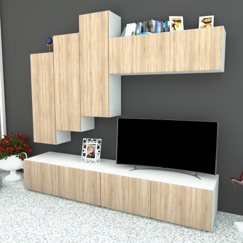 Living Armonia V3 MDF Sonoma - cu sistem 