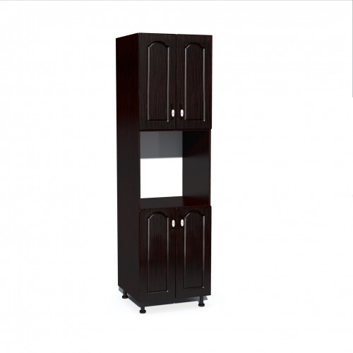 Poza Soldat 60 cu 4 usi cu spatiu cuptor Zebra MDF mustata wenge