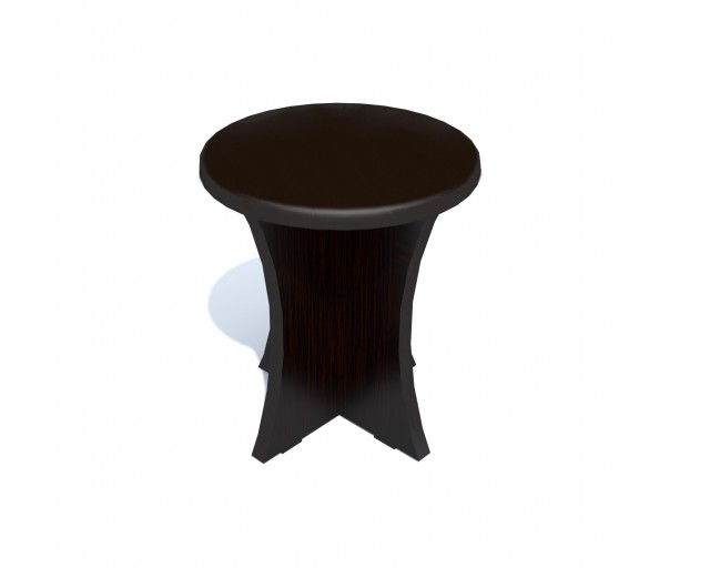 Taburet rotund tapitat wenge Taburet rotund tapitat wenge