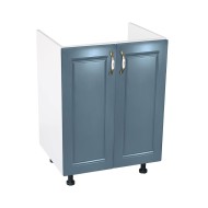 Corp inferior 60 cu 2 usi masca chiuveta Zebra MDF Albastru drept Corp inferior 60 cu 2 usi masca chiuveta Zebra MDF Albastru drept