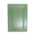 Corp superior 50 cu 1 usa Zebra MDF verde drept