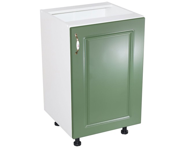 Corp inferior 50 cu 1 usa Zebra MDF Verde drept