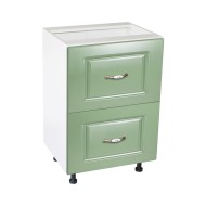 Corp inferior 50 cu 2 sertare metalice greutate Zebra MDF Verde Corp inferior 50 cu 2 sertare metalice greutate Zebra MDF Verde