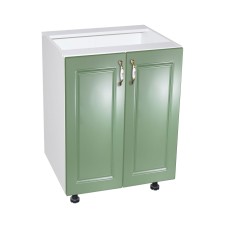 Corp inferior 60 cu 2 usi Zebra MDF Verde drept