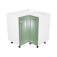 Corp inferior colt cu 2 usi Zebra MDF Verde drept Corp inferior colt cu 2 usi Zebra MDF Verde drept