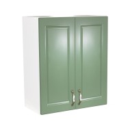 Corp superior 60 cu 2 usi cu scurgator de vase Zebra MDF verde drept Corp superior 60 cu 2 usi cu scurgator de vase Zebra MDF verde drept