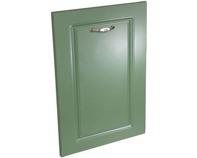 Front pentru masina de spalat vase 60cm MDF verde drept