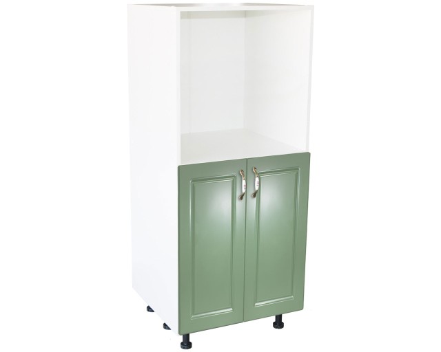 Soldat 60 cu 2 usi cu spatiu cuptor Zebra MDF verde drept