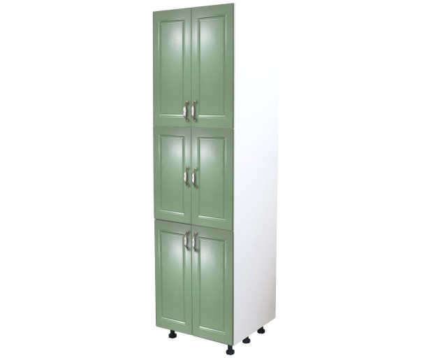 Soldat 60 cu 6 usi Zebra MDF verde drept